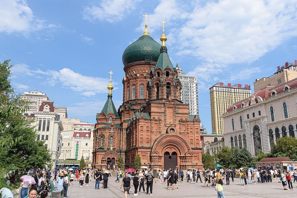 West facade of St. Sophia Cathedral, Harbin