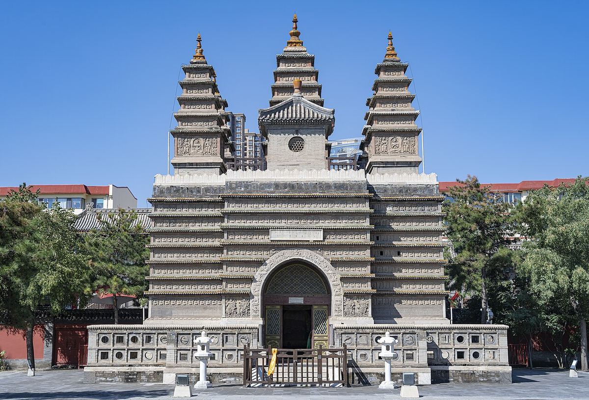 Five Pagoda Temple (Vajrasana Pagoda), Hohhot