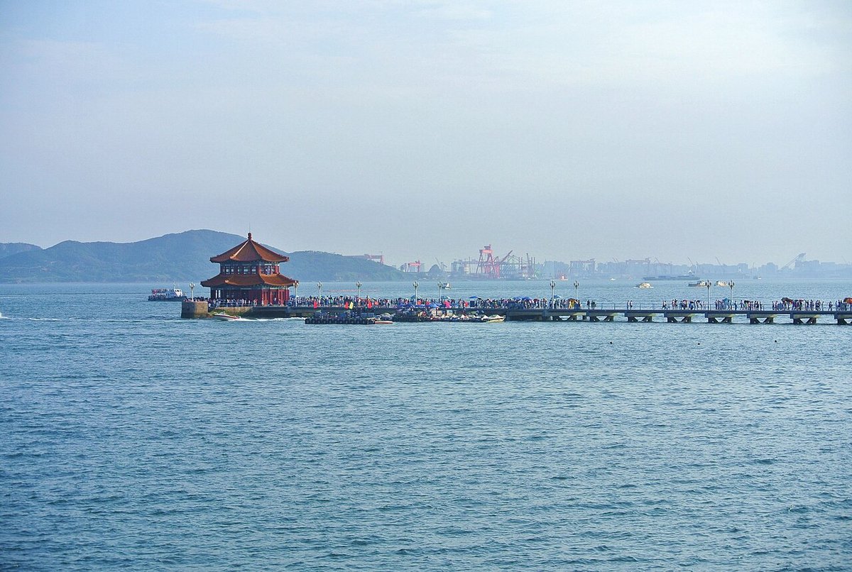 青島の桟橋