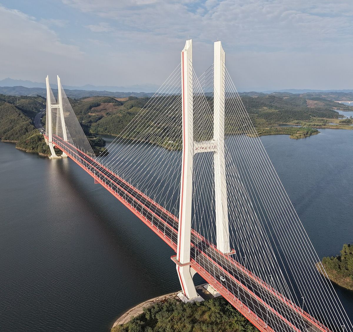Bridge over Danjiangkou Reservoir, Hubei