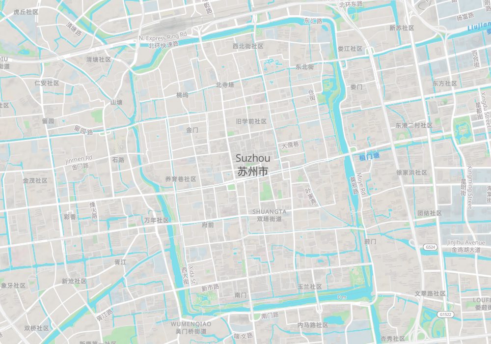 Humble Administrator's Garden and Lion Grove are in the northeast of the old city, Lingering Garden to the west, and Master of the Nets and Canglang Pavilion in the south