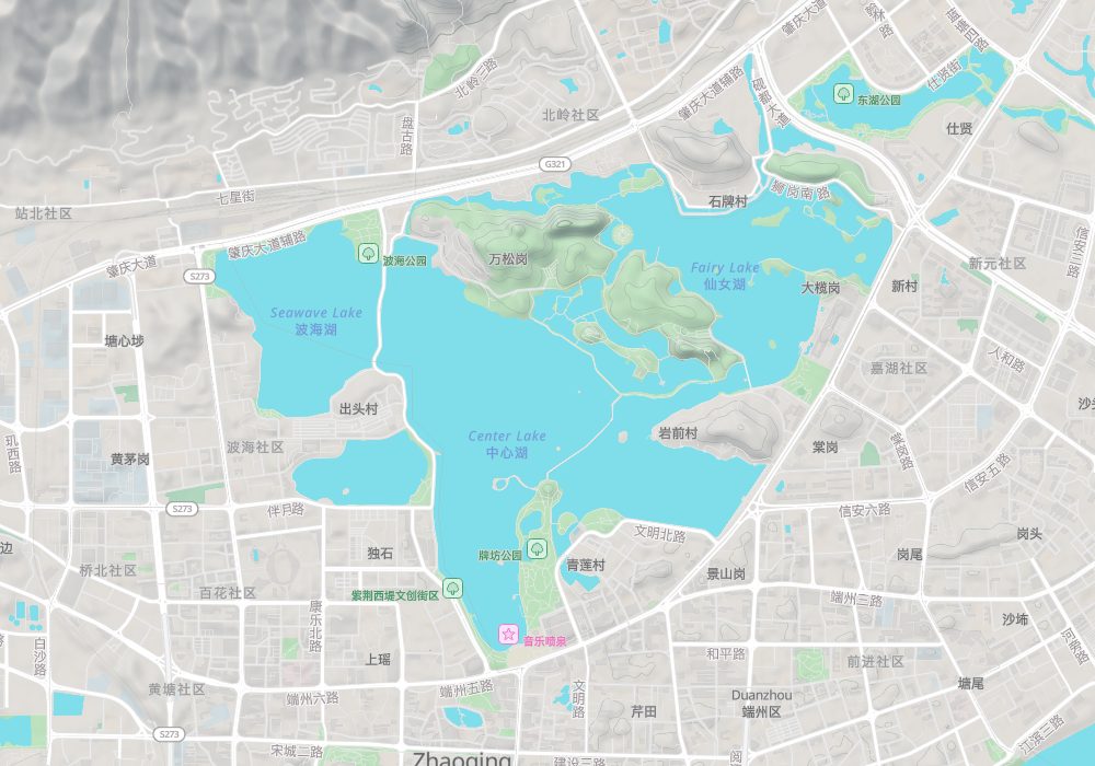 七星巖地形圖