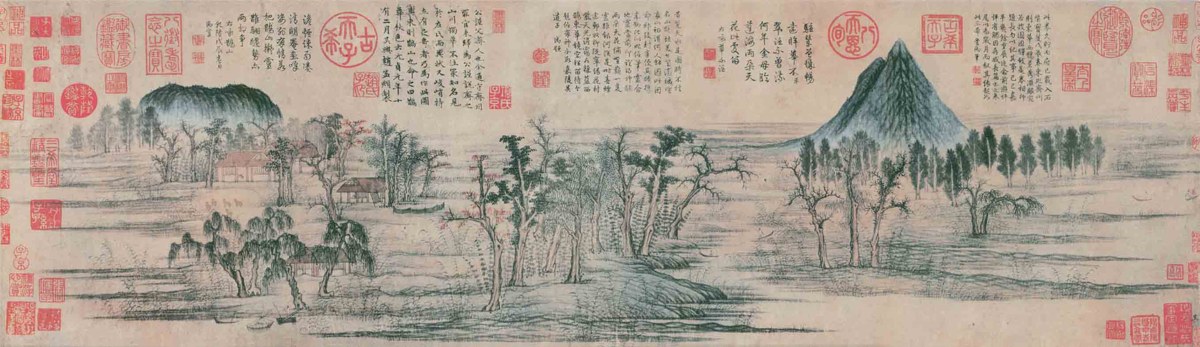 趙孟頫『鵲華秋色図』