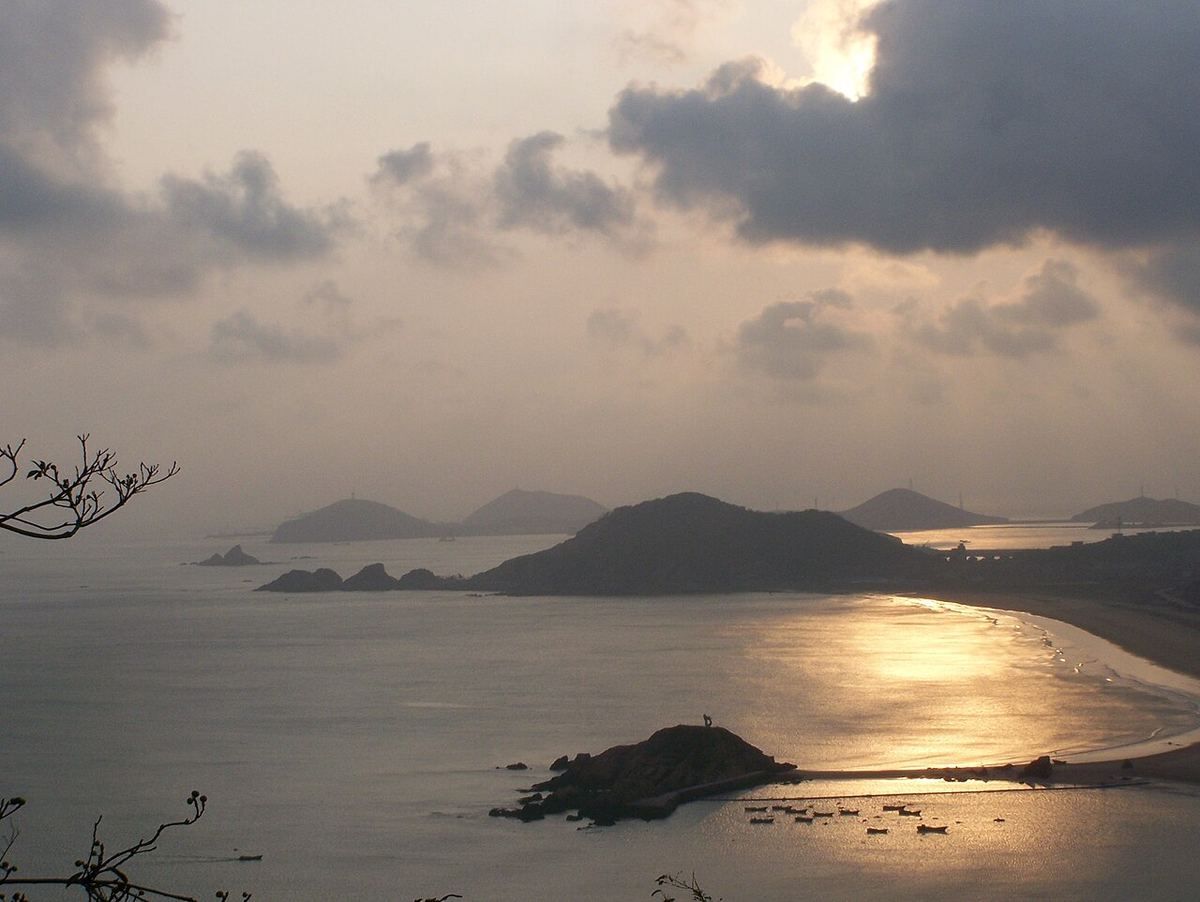 Shengsi Islands at sunset