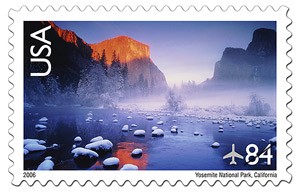 Stamp: Yosemite National Park