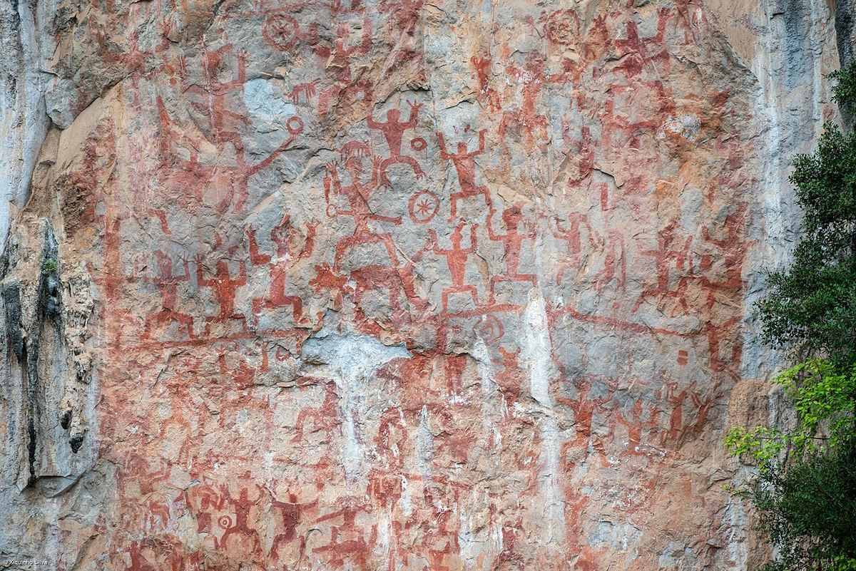 Zuojiang Huashan Rock Art, Ningming, Guangxi