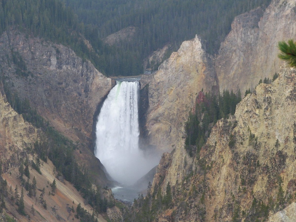 Lower Falls of the Grand Canyon of the Yellowstone